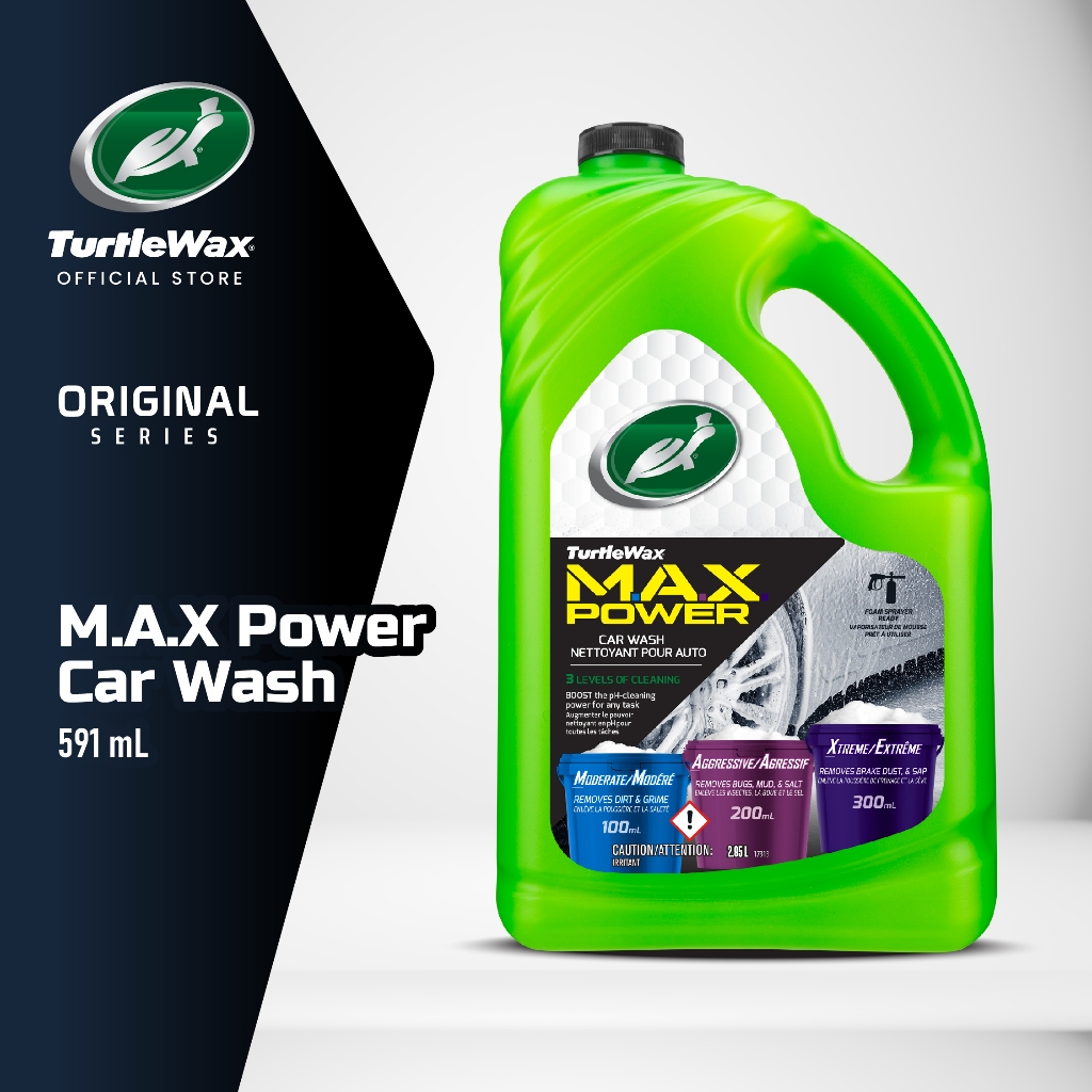 Turtle Wax - Max Power Car Wash 2950 mL Sampo Mobil Motor Sepeda Sabun Cuci Kendaraan Mobil Motor Se