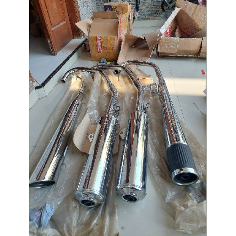 knalpot GL pro/GLmax HM KEH original baru stok lawas