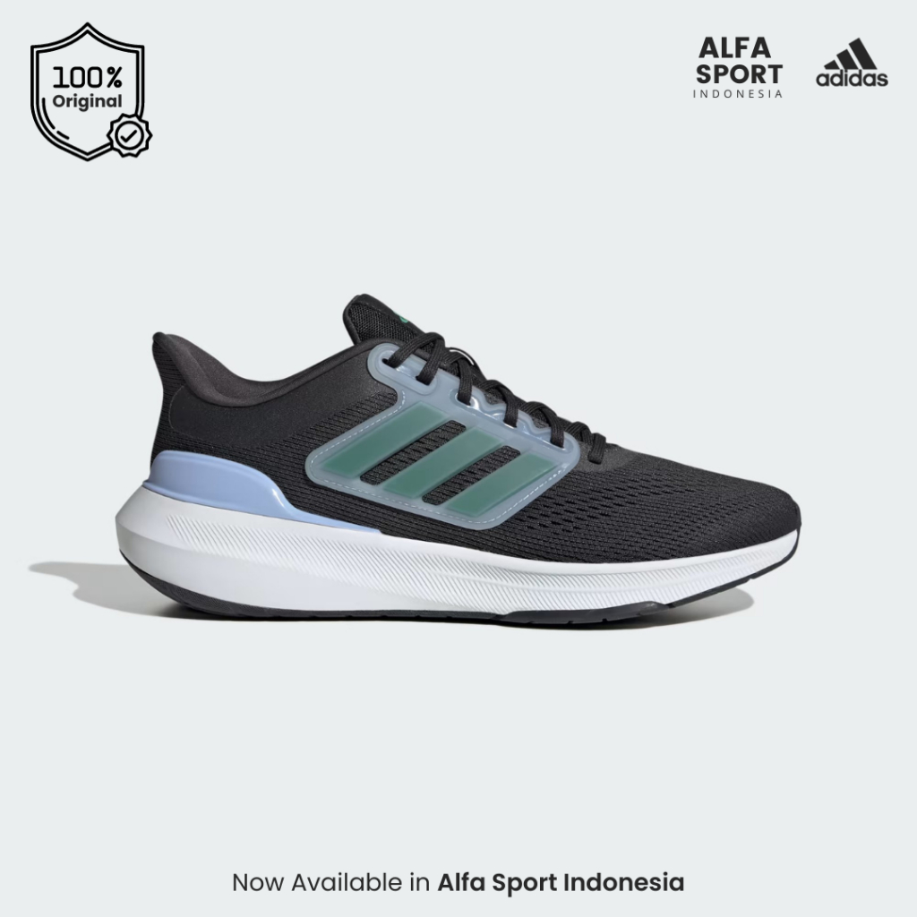 Sepatu Running Pria Adidas Ultrabounce Hitam Biru