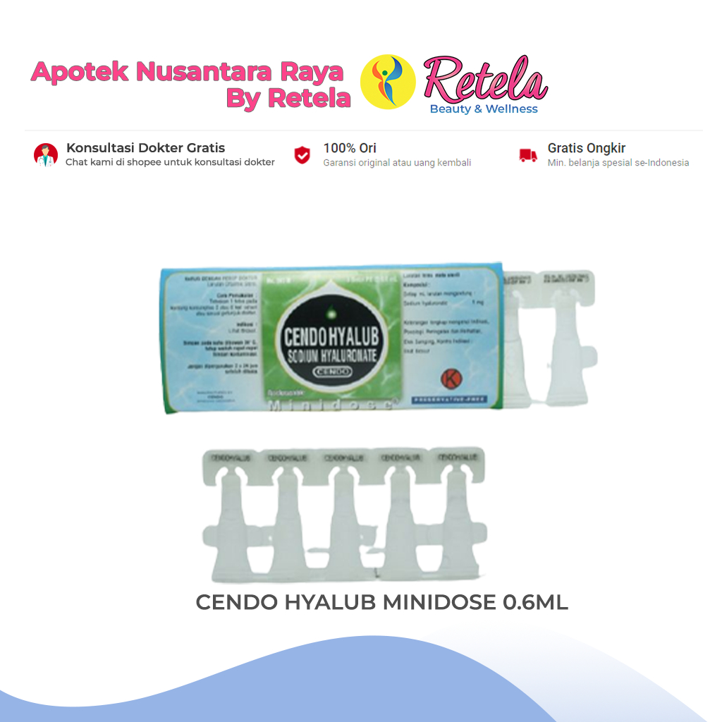 CENDO HYALUB MINIDOSE 0.6ML