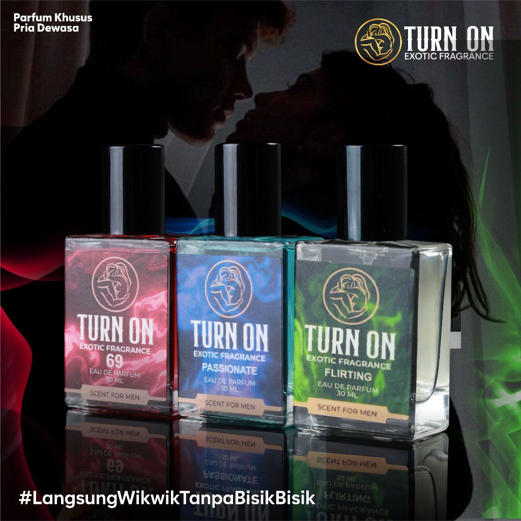 Parfum TURN ON Eau de Parfume EDP Perfume Minyak Wangi Tahan Lama Non Alkohol