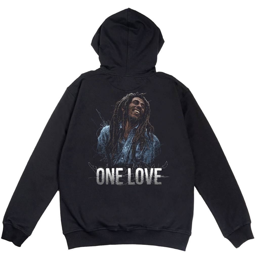 Mayosi Hoodie Bob Marley Scribble