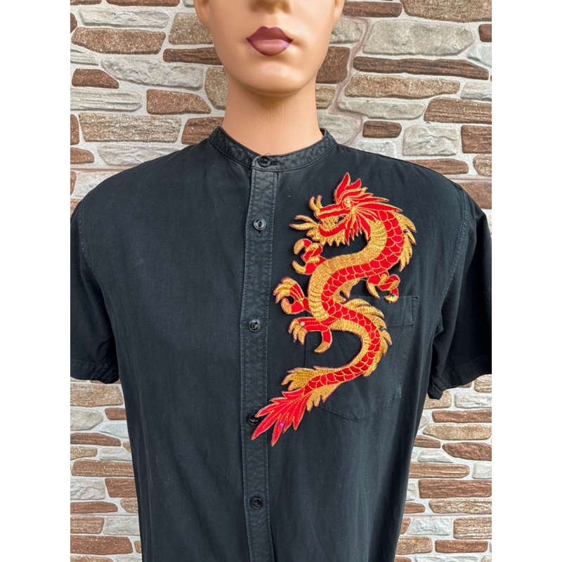 renda bordir tempel kemeja koko beskap naga lintang