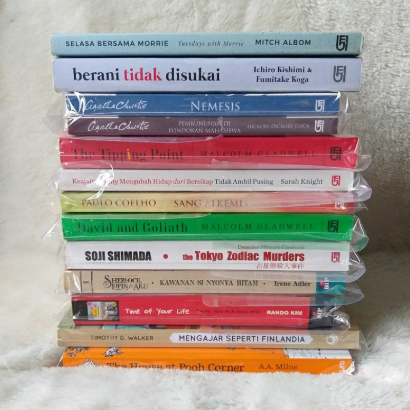 Buku Bekas Preloved Indonesia (Wreck This journal, Berani Tidak Disukai, The Tipping Point, David an