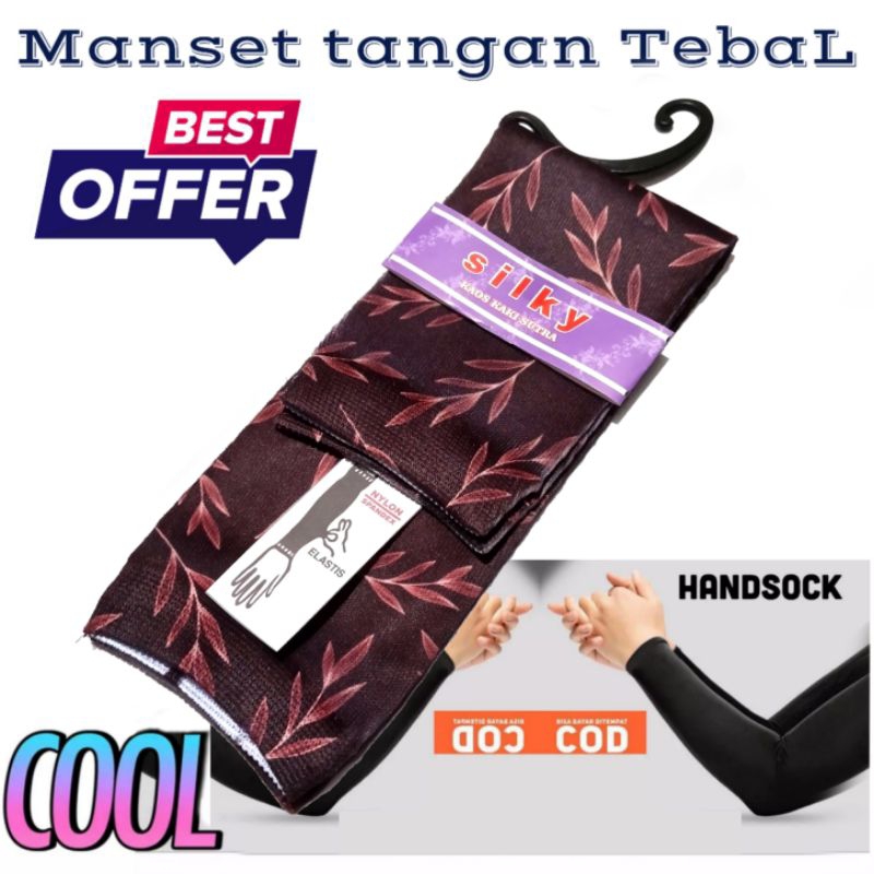 manset tangan wanita dan laki-laki
