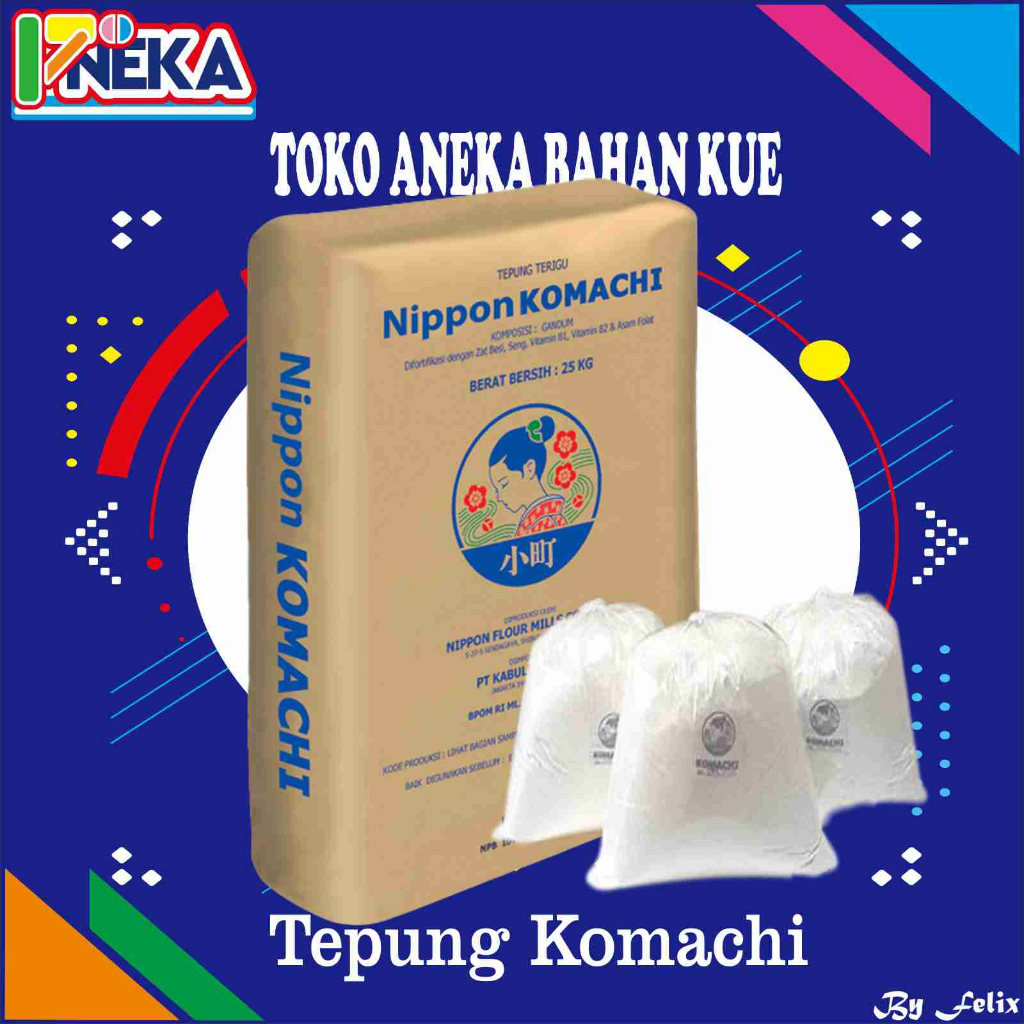 

Tepung Nippon Komachi 25Kg (sak/ball)