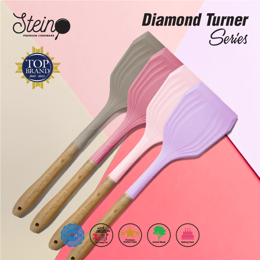 STEIN Diamond Turner (Spatula Masak Silkon)