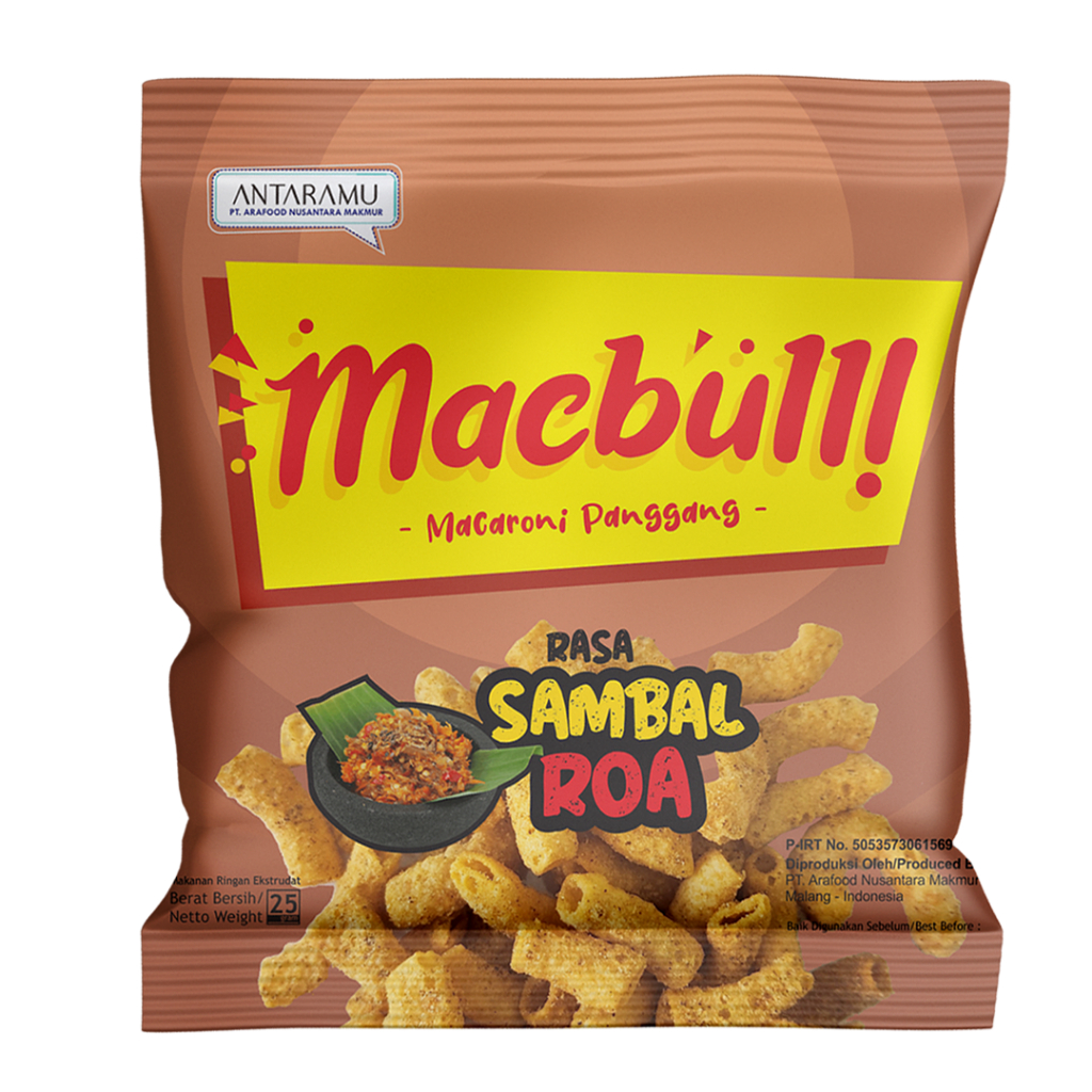 

Macbulli Sambal Roa 25 Gr - Makaroni Pedas Rasa Sambal Nusantara