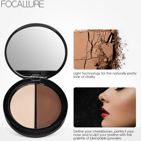 Best Focallure Contour Highlighter Powder FA 05 | FA05 Harga Murah
