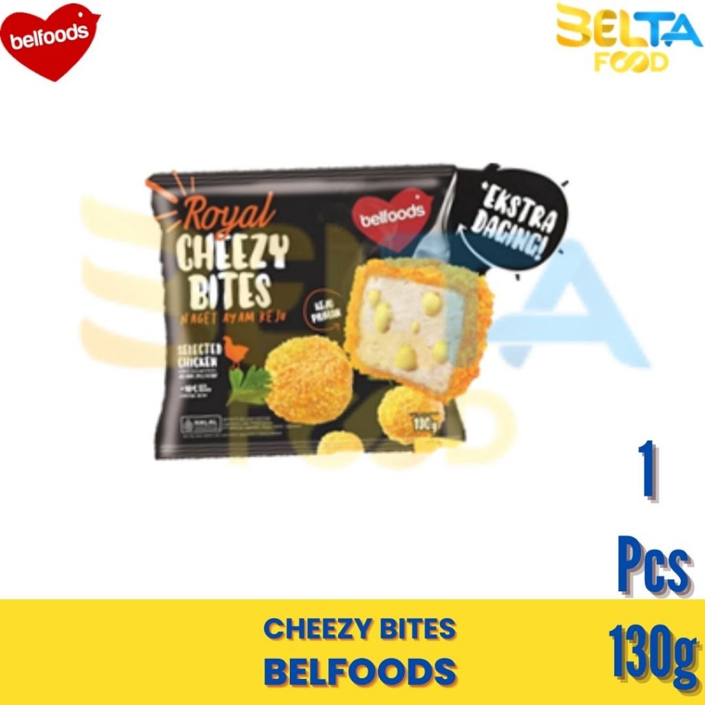 

Belfoods Royal Cheezy Bites 130g Nuget Ayam Rasa Keju Murah