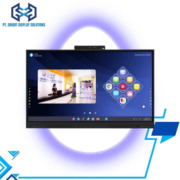 

Interactive Whiteboard 75 Inchi Kantor Sekolah Meeting Room Dual Os