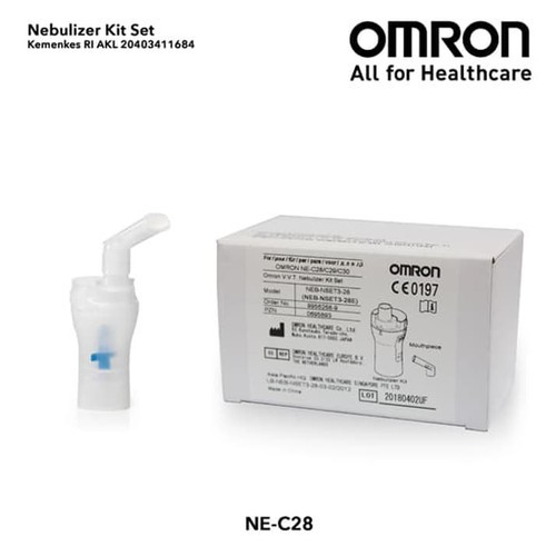 OMRON Nebulizer Kit Set NE-C28tempat obat nebulizer  omron c28