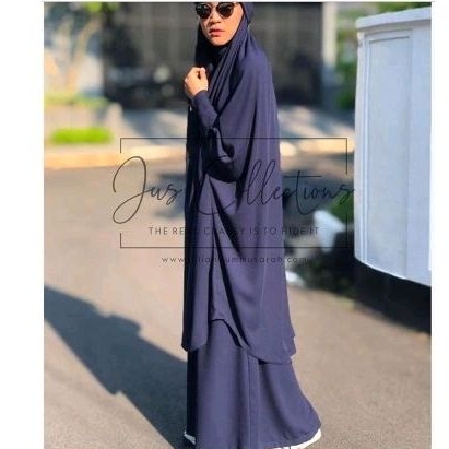 PRELOVED FK set navy juliana ummu sarah ( jus collections) bukan aljenna elmadina bysofni