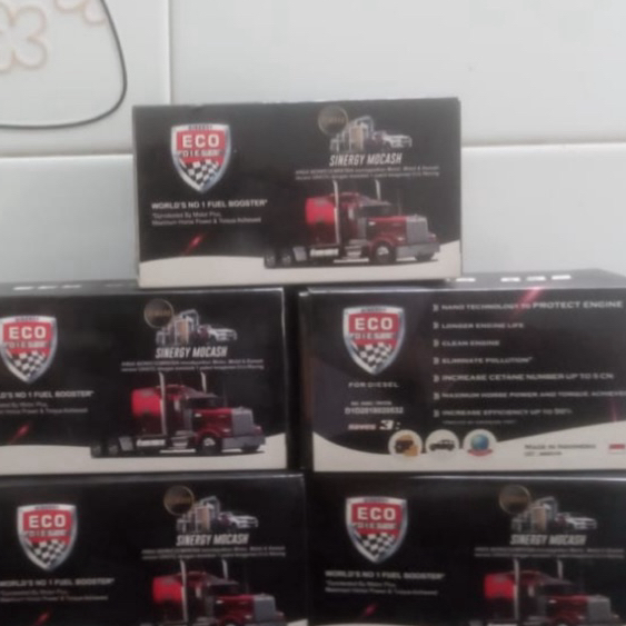 Terlaris Eco racing mobil diesel harga 1box isi 10sachet.