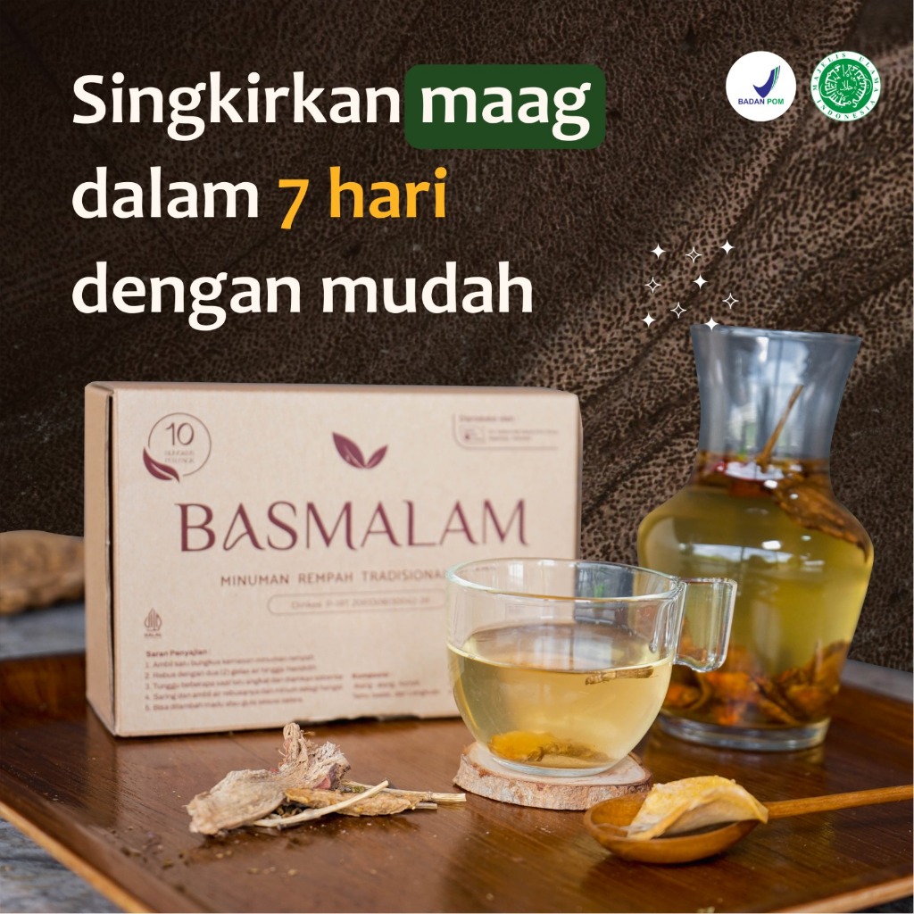 

Basmalam Minuman Rempah Tradisional Jawa Ampuh Mengobati Maag dan Asam Lambung BPOM