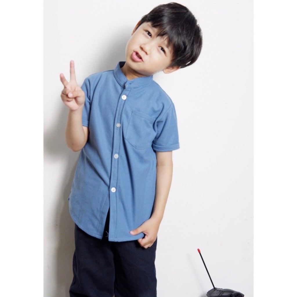 Kemeja Anak Laki-Laki Usia 1-12 Tahun / Kemeja Anak Lengan Pendek / Kemeja Anak Polos / Kemeja Anak 