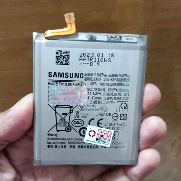 Samsung Note 20 ultra Baterai / Batre Note 20 ultra / Battery Samsung Note 20 ultra Original