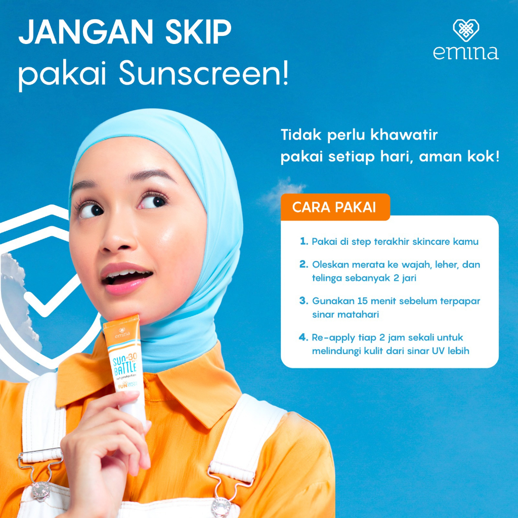 Emina Sun Battle SPF 30 PA+++ Sunscreen 60 ml, 23 ml