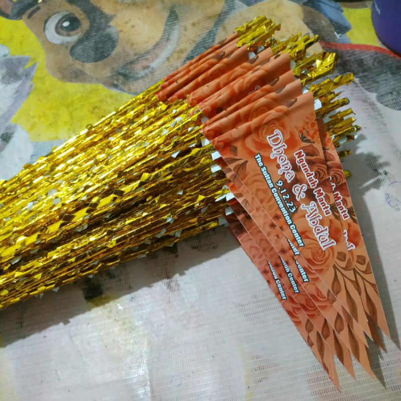 Bendera Hajatan Ngunduh Mantu