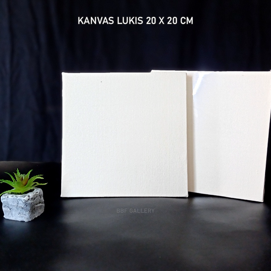 ➡✷ Kanvas Lukis / Media Lukis Warna Putih Polos Bingkai Peralatan Melukis