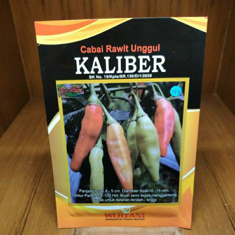 Benih Cabe Rawit Kaliber cabai kaliber 10 Gr kemasan pabrik original