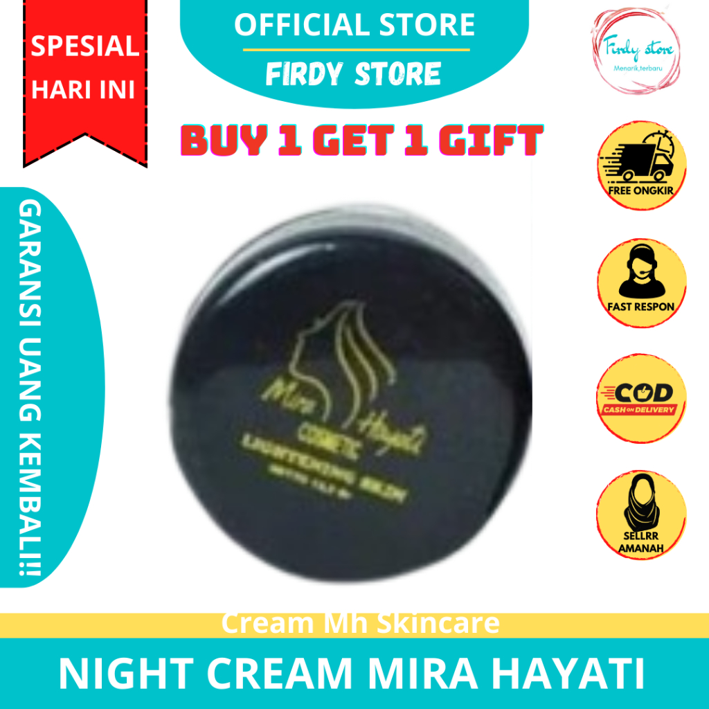 Mira Hayati MH Skincare Cosmetic Cream Brightening Ecer Bpom