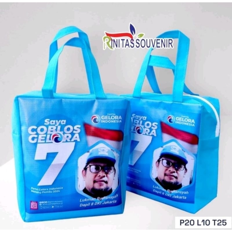 

Tas Promosi Partai Resleting Tas Sembako Resleting Tas Promosi Pemilihan Caleg 20*10*25