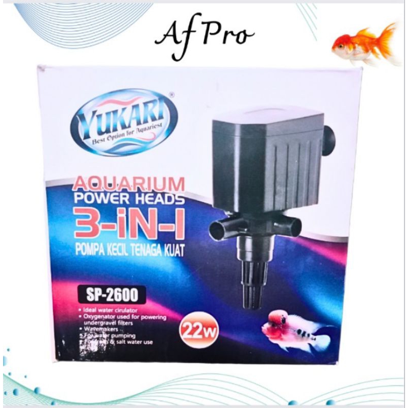 Pompa aquarium kolam kecil YUKARI SP 2600