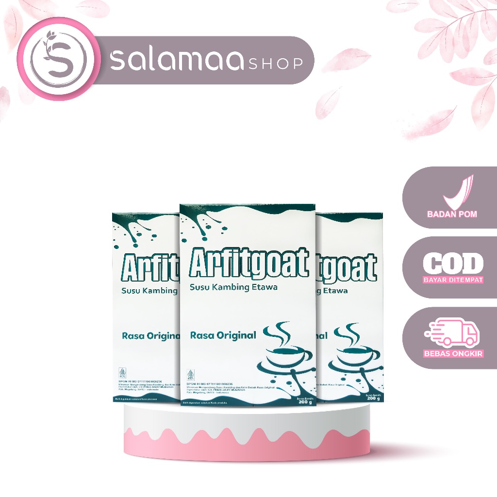 

ARFITGOAT Susu Kambing Original Untuk Atasi Sesak Nafas Masalah Paru Paru Basah Cream BPOM [3 BOX]
