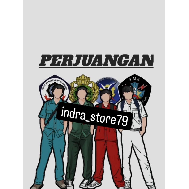 

STIKER PERJUANGAN NELPER THAMSIS SEPOER NEPER Dapat 3pcs