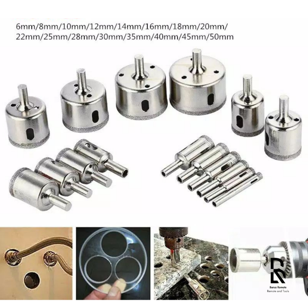 MATA BOR KACA HOLESAW PREMIUM 5 - 100 MM