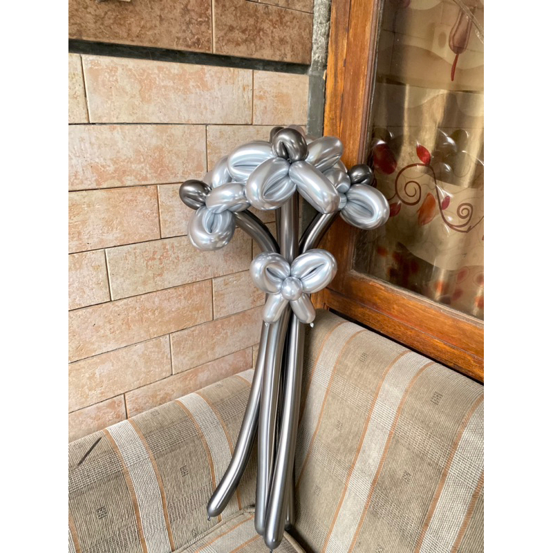 Buket Balon 4 Tangkai Panjang