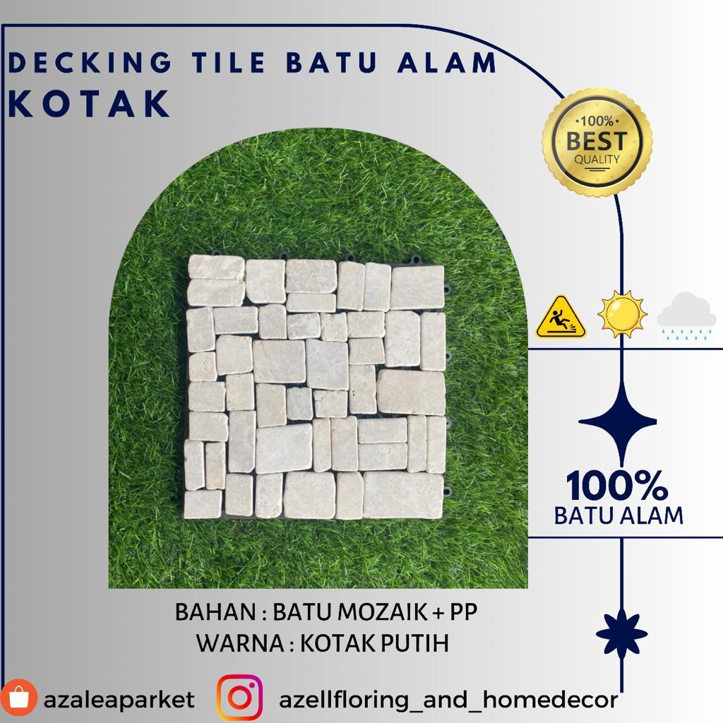 Lantai Batu Alam mozaik kotak puith - lantai Batu alam Bongkar pasang - lantai batu