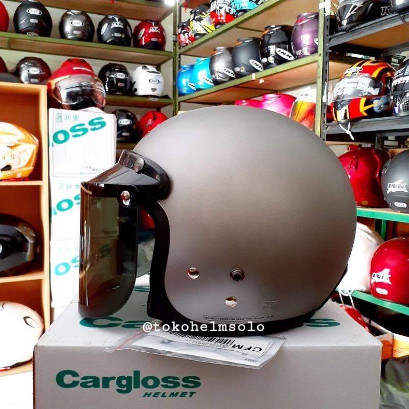 Cargloss Original Silver Doff + Visor Flat