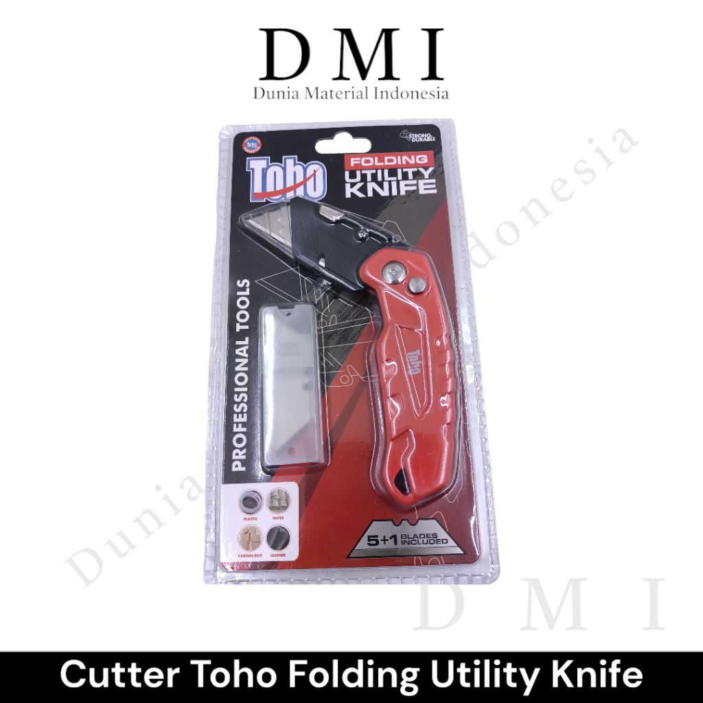 

Cutter TOHO Folding Utility Knife | Pisau Lipat | Cutter Gipsum