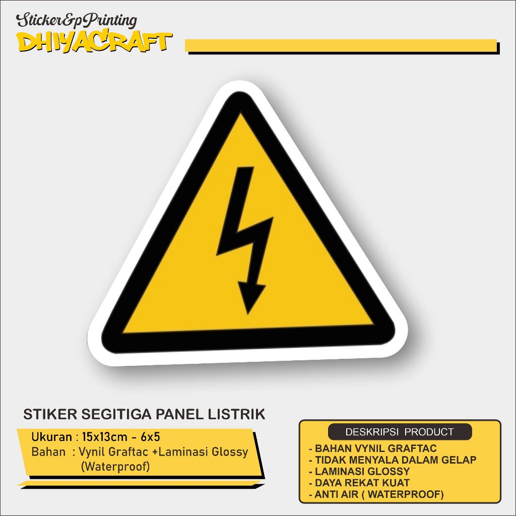 

STIKER VINYL PANEL LISTRIK SEGITIGA