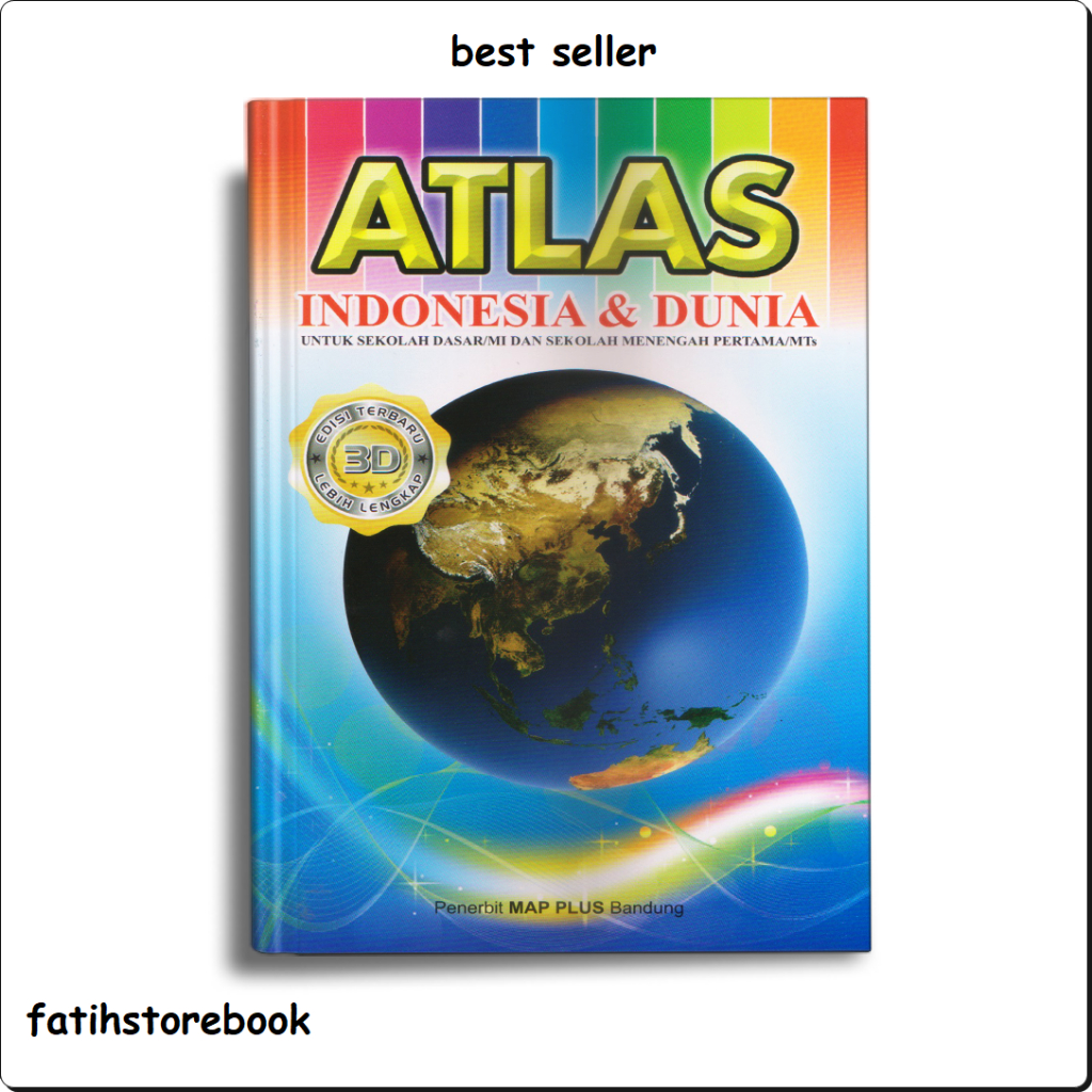 BUKU ATLAS - ATLAS - ATLAS INDONESIA & DUNIA