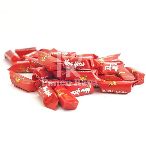 

Permen Susu Nougat Kacang Mete/Mede/Mente New York PR 1KG