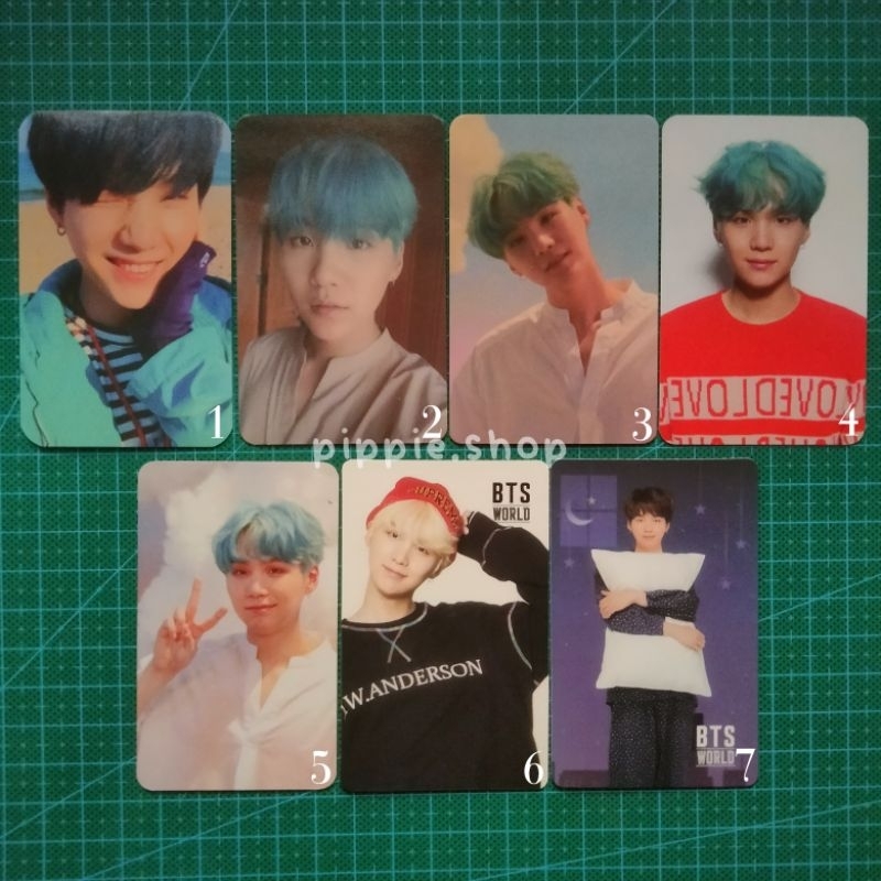 [UNOFFICIAL] PHOTOCARD SUGA BTS YNWA LOVE YOURSELF HER BTS WORLD KPOP VOL.3