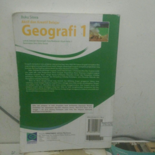 Buku Siswa Geografi Sma Kelas 1-10 Penerbit Grafindo Terlaris