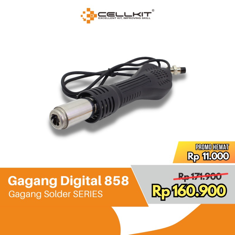CELLKIT Gagang Blower Uap - Solder Uap Digital 858D
