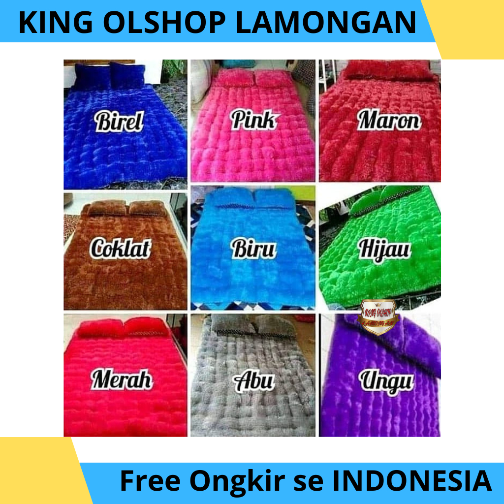 Kasur Kotak / Kasur Bulu Rasfur Polos [LAMONGAN]