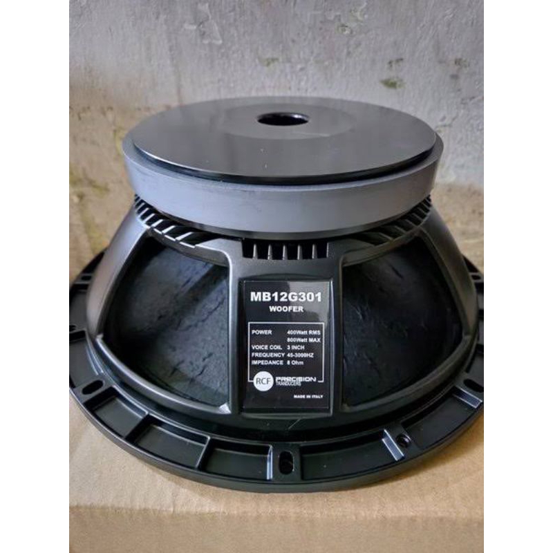 SPEAKER RCF MB12G301 SPEAKER RCF 12 INCH VC 3 INCH DAUN COATING ANTI AIR MB 12G301