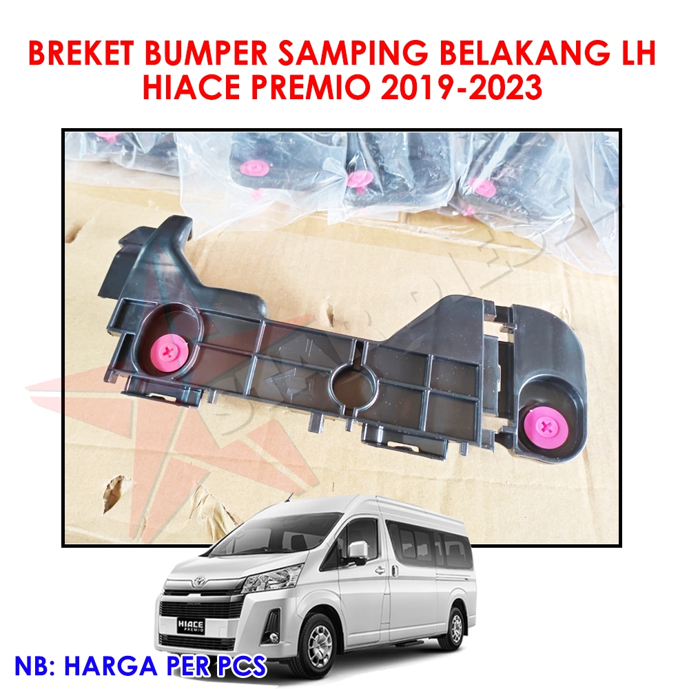 KEP BUMPER BELAKANG KIRI HIACE PREMIO REAR SIDE BUMPER BRACKET LH HIACE PREMIO