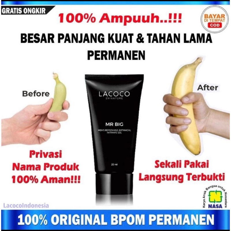 lacoco mr big cream kesehatan pria besar dan lama