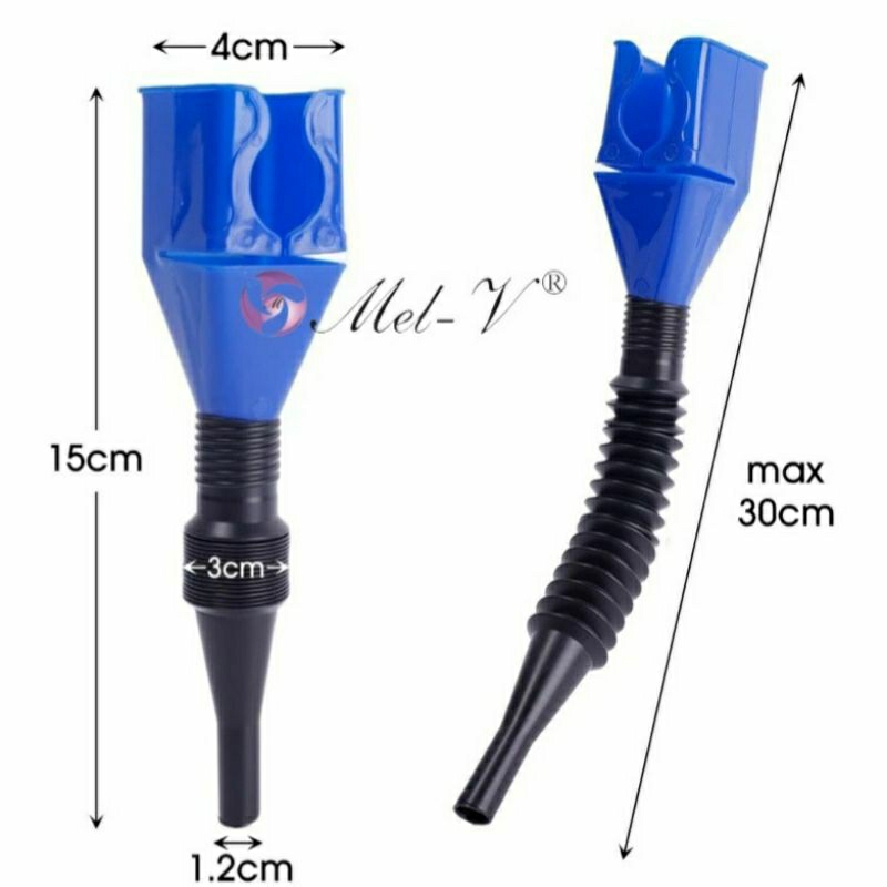 Corong Minyak Bensin Fleksibel Lipat / Corong Teleskopik Pengisian Oli
