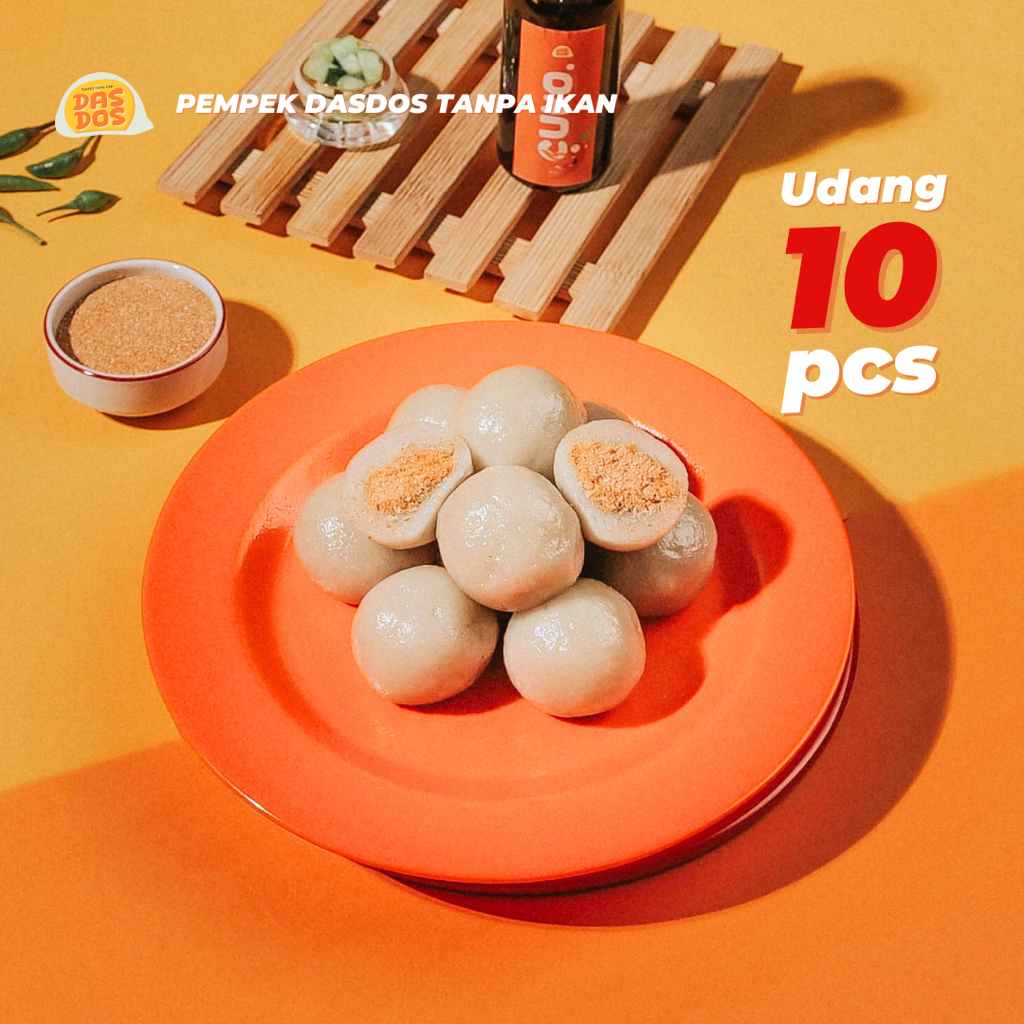 

Pempek Palembang 10 Pcs (Udang/Ebi) + Cuko Premium