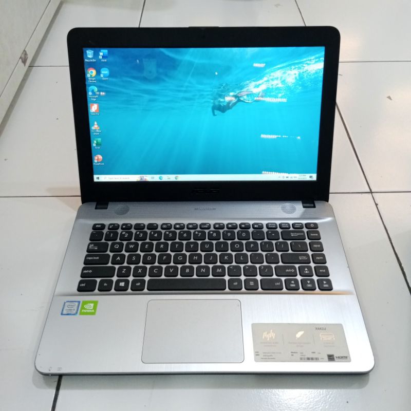 Laptop Asus X441U Intel Core i3-7020u RAM 4GB SSD 120GB Notebook 14inch Second Seken Bekas Murah Sekolah Kuliah Kerja