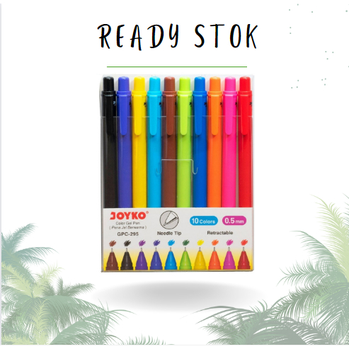 

Pena Jel Warna / Color Gel Pen GPC-295 JOYKO ( SET )