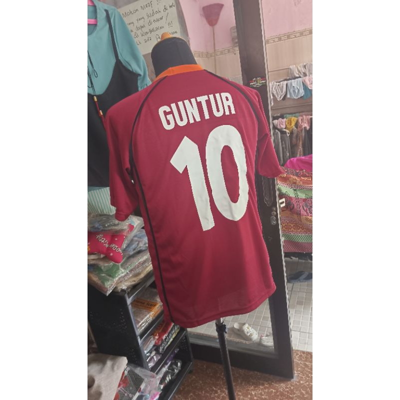 jersey as roma retro season 2000 sudah dengan name set by request